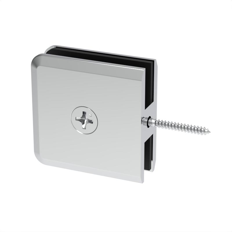 BEVC186CH - Beveled - Wall Mount - 180° Movable - Chrome
