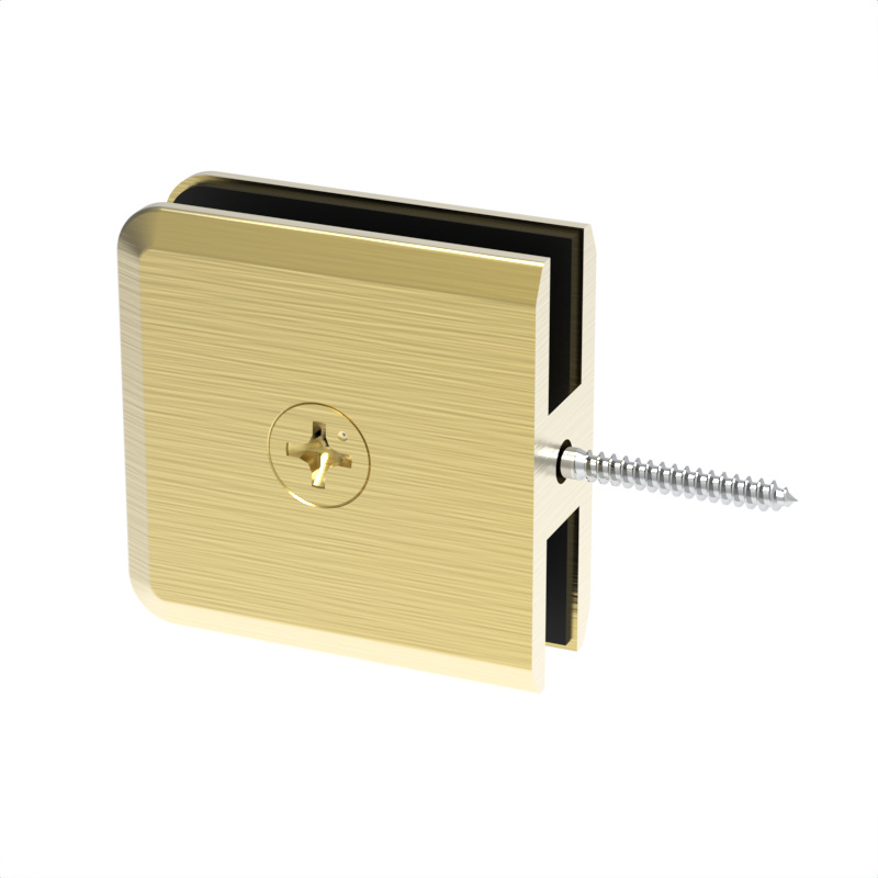BEVC186SB - Beveled - Wall Mount - 180° Movable - Satin Brass
