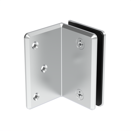 Beveled wall mount bracket BEVWMB90CH - Chrome