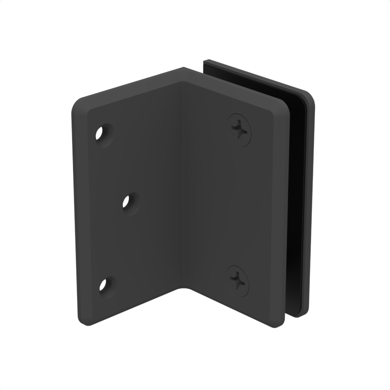 Beveled wall mount bracket BEVWMB90MBL - Matte Black