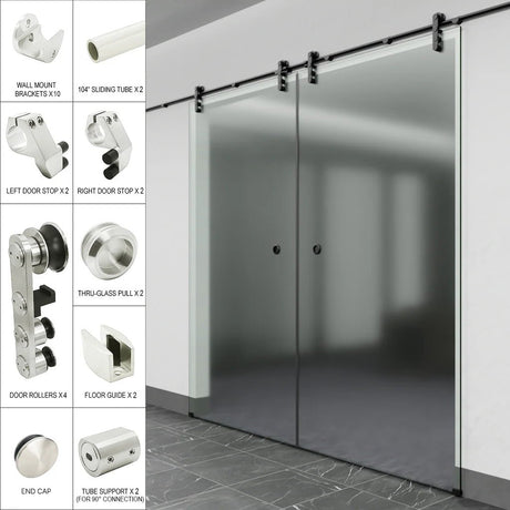 Commercial Sliding Door Kits - LAG Series - Glassparts.ca