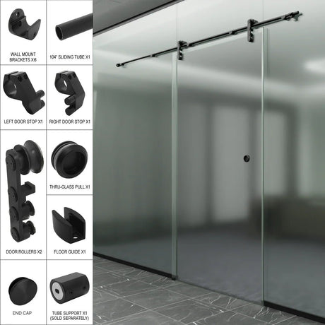 Commercial Sliding Door Kits - LAG Series - Glassparts.ca