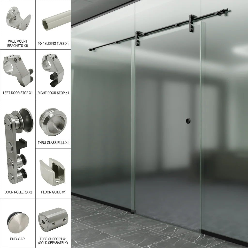 Commercial Sliding Door Kits - LAG Series - Glassparts.ca