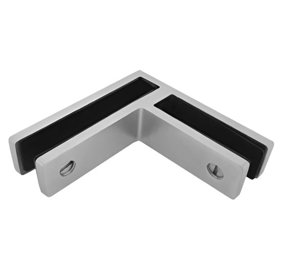 CON Series Railing Connectors 180°, 90°, Adjustable & Wall Mount - Glassparts.ca