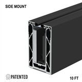 CORE-LOCK 72 Series Side Mount Base Shoe Kit – 120" – Matte Black Aluminum