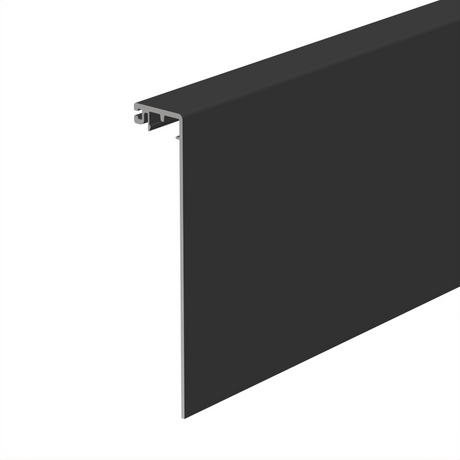 CORE-LOCK 72 Series Top Mount Cladding Kit – 120" — Matte Black Aluminum