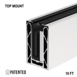 CORE-LOCK 72 Series Top Mount Base Shoe Kit – 120" — Polished Stainless Steel