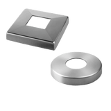 Cover Plate for Flat & Round Post/Handrail - Glassparts.ca