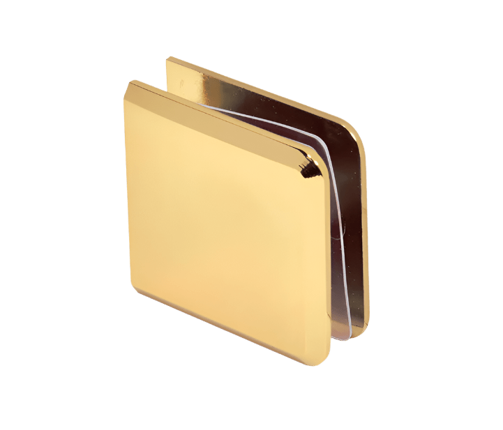 CRL Beveled Hole - in - Glass Style Wall Mount Heavy - Duty Glass Clamp - Glassparts.ca