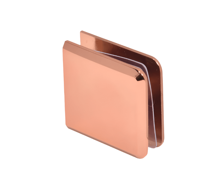 CRL Beveled Hole - in - Glass Style Wall Mount Heavy - Duty Glass Clamp - Glassparts.ca