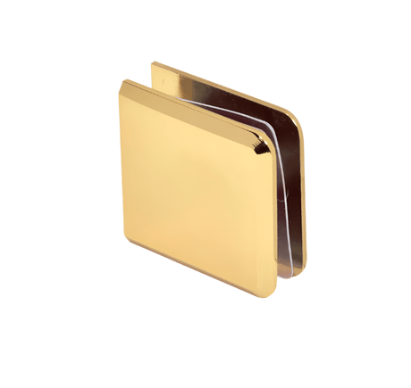 CRL Beveled Hole - in - Glass Style Wall Mount Heavy - Duty Glass Clamp - Glassparts.ca