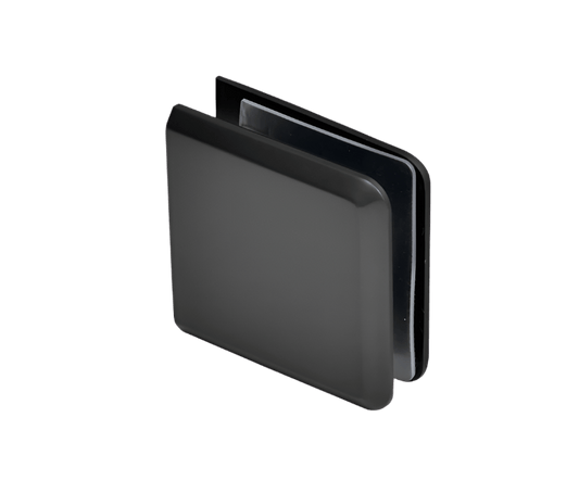 CRL Beveled Hole - in - Glass Style Wall Mount Heavy - Duty Glass Clamp - Glassparts.ca