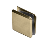 CRL Beveled Hole - in - Glass Style Wall Mount Heavy - Duty Glass Clamp - Glassparts.ca