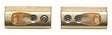 CRL Brass Wall Mounting Brackets - Pair - Glassparts.ca