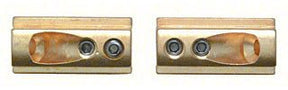 CRL Brass Wall Mounting Brackets - Pair - Glassparts.ca