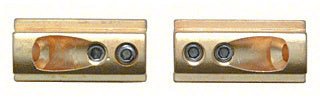 CRL Brass Wall Mounting Brackets - Pair - Glassparts.ca