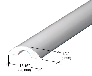 CRL Frameless Shower Door Half - Round Threshold - Glassparts.ca