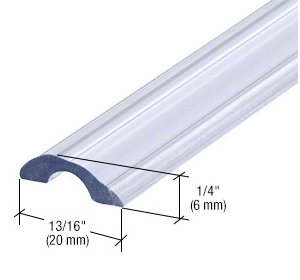 CRL Frameless Shower Door Half - Round Threshold - Glassparts.ca
