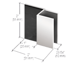 CRL Frameless Shower Door Stop - Glassparts.ca