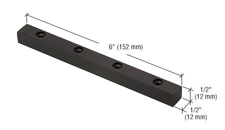 CRL Header Mounted Door Stop - Glassparts.ca