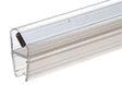 CRL PMA10 45 Degree LH clear magnetic glass-to-glass profile