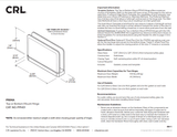 CRL Prima 01 Series Top or Bottom Mount Hinge - Glassparts.ca