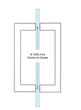 CRL Series Square Tubing Back - to - Back Pull Handle - Glassparts.ca