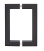CRL Series Square Tubing Back - to - Back Pull Handle - Glassparts.ca