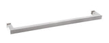 CRL "SQ" Series Square Tubing Mitered Corner Single - Sided Towel Bar - Glassparts.ca