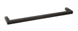 CRL "SQ" Series Square Tubing Mitered Corner Single - Sided Towel Bar - Glassparts.ca