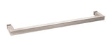 CRL "SQ" Series Square Tubing Mitered Corner Single - Sided Towel Bar - Glassparts.ca