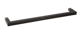 CRL "SQ" Series Square Tubing Mitered Corner Single - Sided Towel Bar - Glassparts.ca