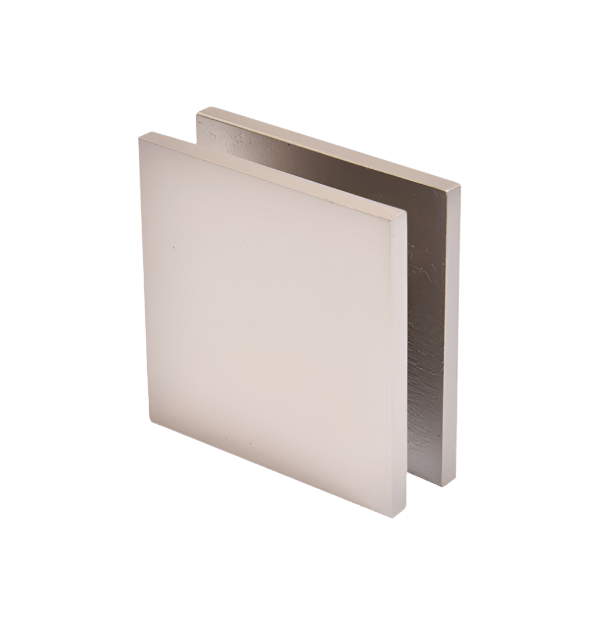 CRL Square Style Hole - in - Glass Fixed Panel U - Clamp - Glassparts.ca