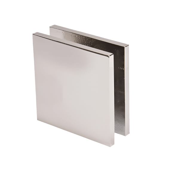 CRL Square Style Hole - in - Glass Fixed Panel U - Clamp - Glassparts.ca