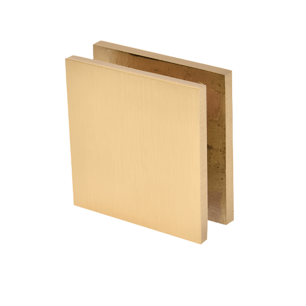 CRL Square Style Hole - in - Glass Fixed Panel U - Clamp - Glassparts.ca