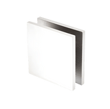 CRL Square Style Hole - in - Glass Fixed Panel U - Clamp - Glassparts.ca