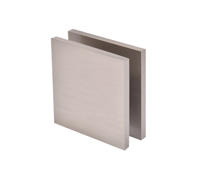 CRL Square Style Hole - in - Glass Fixed Panel U - Clamp - Glassparts.ca