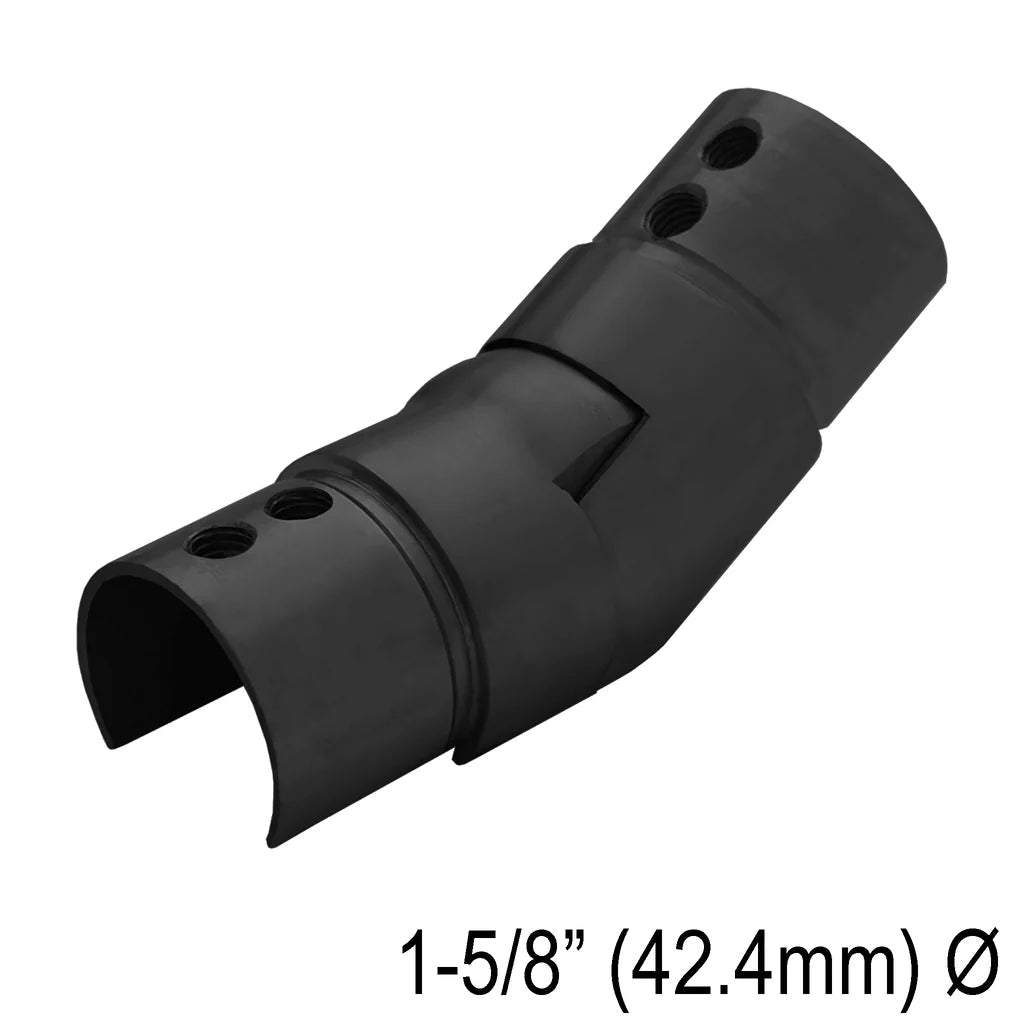 Elbow/Flange For Rectangle, Square & Round Caprail - Fixed 90° , Fixed 180° , 135° & Adj. - Glassparts.ca