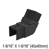 Elbow/Flange For Rectangle, Square & Round Caprail - Fixed 90° , Fixed 180° , 135° & Adj. - Glassparts.ca