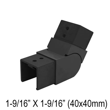 Elbow/Flange For Rectangle, Square & Round Caprail - Fixed 90° , Fixed 180° , 135° & Adj. - Glassparts.ca