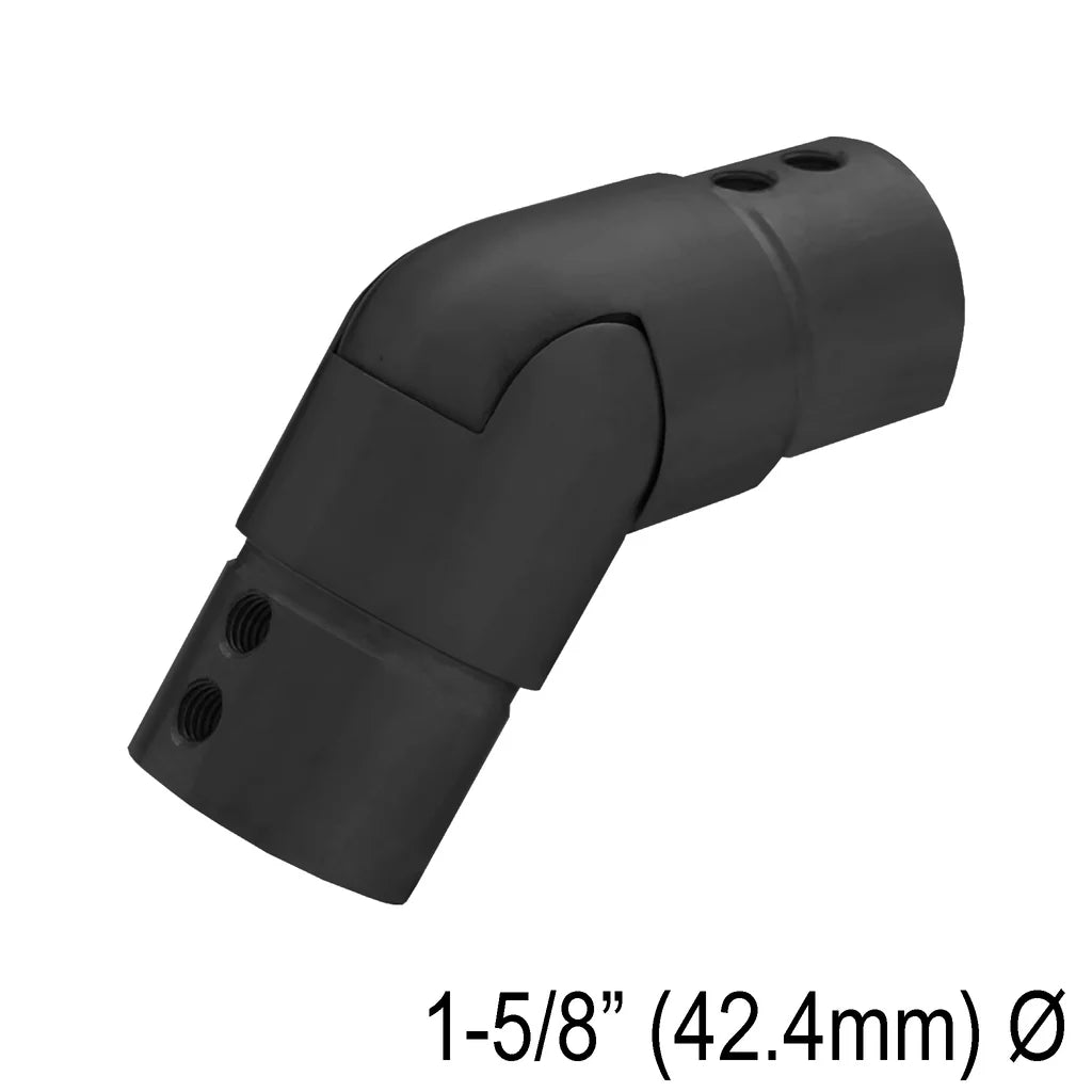 Elbow/Flange For Rectangle, Square & Round Caprail - Fixed 90° , Fixed 180° , 135° & Adj. - Glassparts.ca