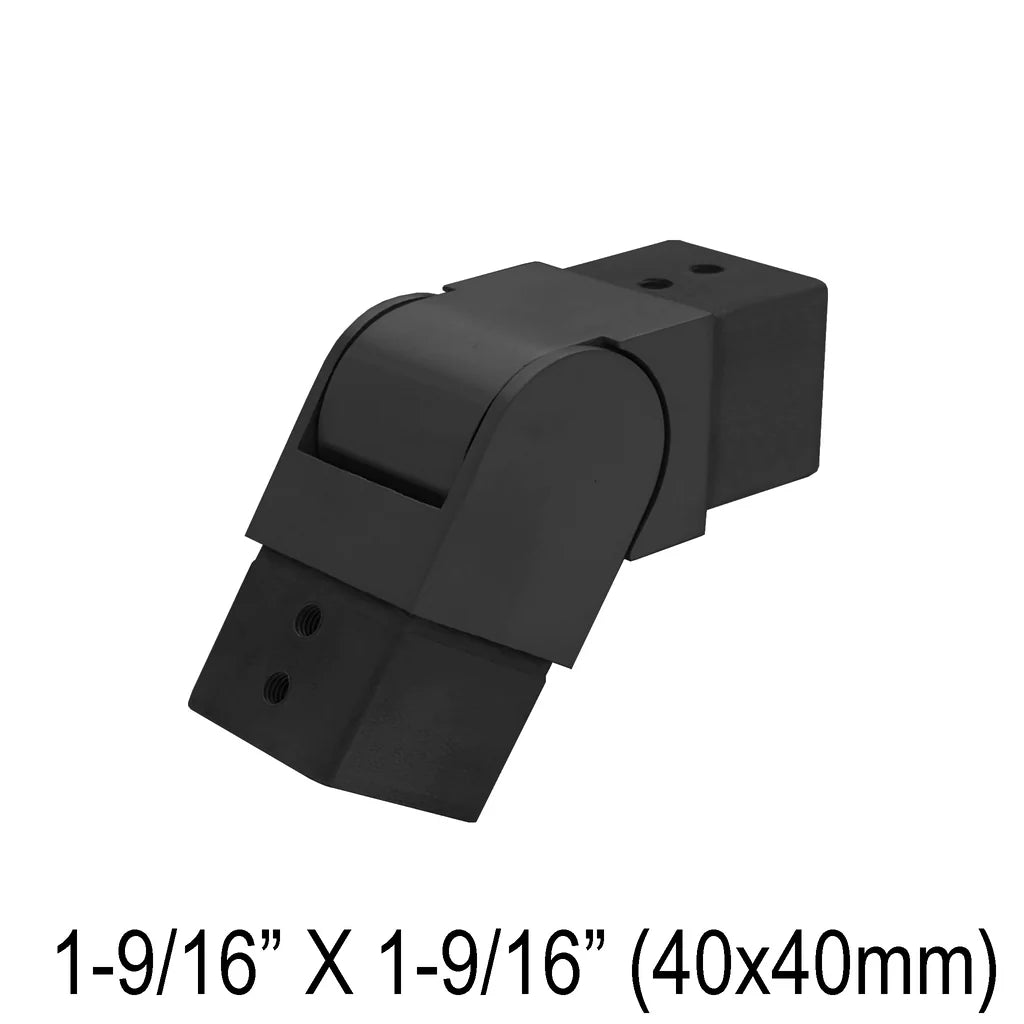 Elbow/Flange For Rectangle, Square & Round Caprail - Fixed 90° , Fixed 180° , 135° & Adj. - Glassparts.ca