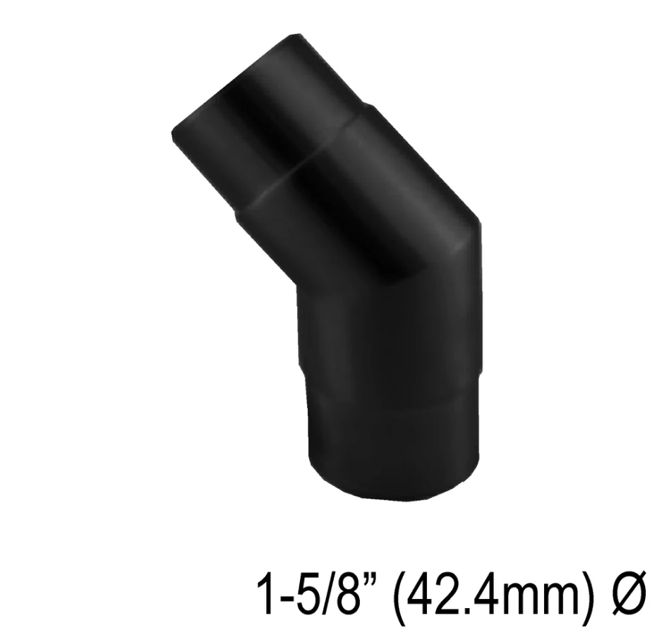 Elbow/Flange For Rectangle, Square & Round Handrail - Fixed 90° , Fixed 180° , 135° & Adj. - Glassparts.ca