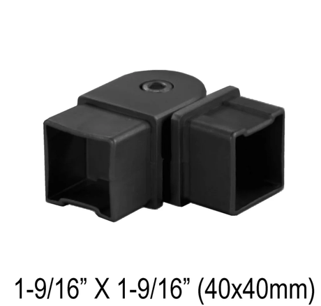 Elbow/Flange For Rectangle, Square & Round Handrail - Fixed 90° , Fixed 180° , 135° & Adj. - Glassparts.ca