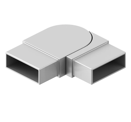 Elbow/Flange For Rectangle, Square & Round Handrail - Fixed 90° , Fixed 180° , 135° & Adj. - Glassparts.ca