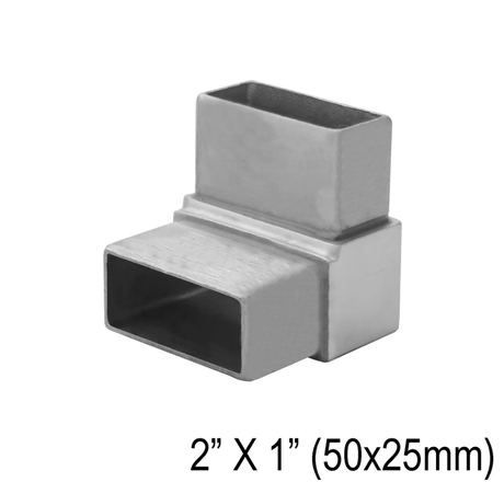 Elbow/Flange For Rectangle, Square & Round Handrail - Fixed 90° , Fixed 180° , 135° & Adj. - Glassparts.ca