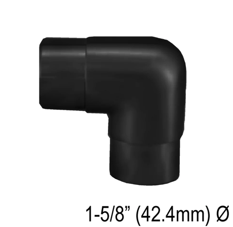 Elbow/Flange For Rectangle, Square & Round Handrail - Fixed 90° , Fixed 180° , 135° & Adj. - Glassparts.ca