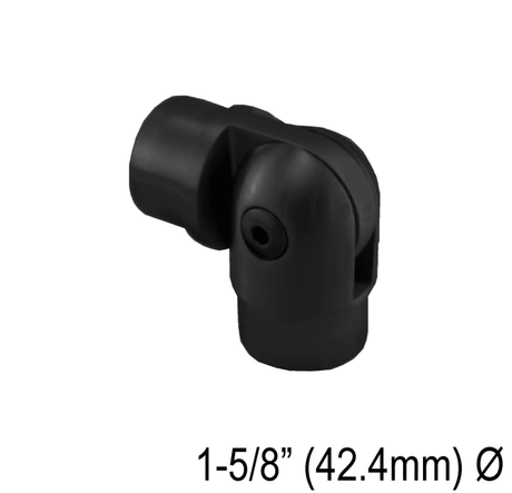 Elbow/Flange For Rectangle, Square & Round Handrail - Fixed 90° , Fixed 180° , 135° & Adj. - Glassparts.ca