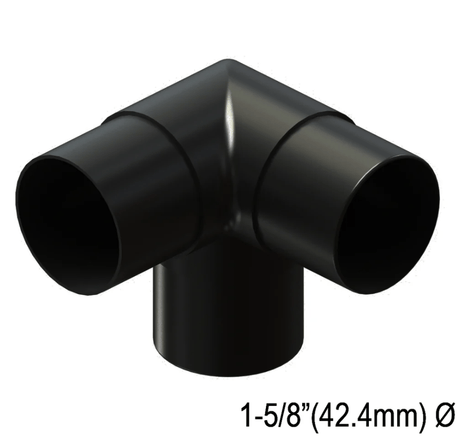 Elbow/Flange For Rectangle, Square & Round Handrail - Fixed 90° , Fixed 180° , 135° & Adj. - Glassparts.ca