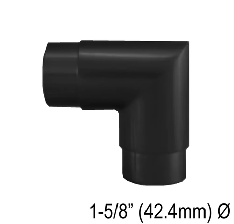 Elbow/Flange For Rectangle, Square & Round Handrail - Fixed 90° , Fixed 180° , 135° & Adj. - Glassparts.ca